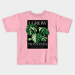 Monstera Thai Constellation Plant Lover Collection Kids T-Shirt